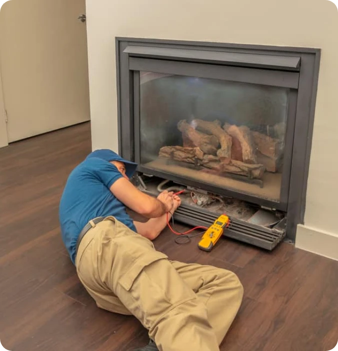 Gas Fireplace Repair Services Main Heating and Cooling